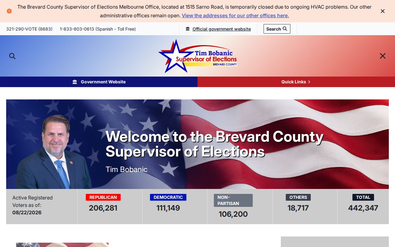 Rockledge residents directory Brevard voter records